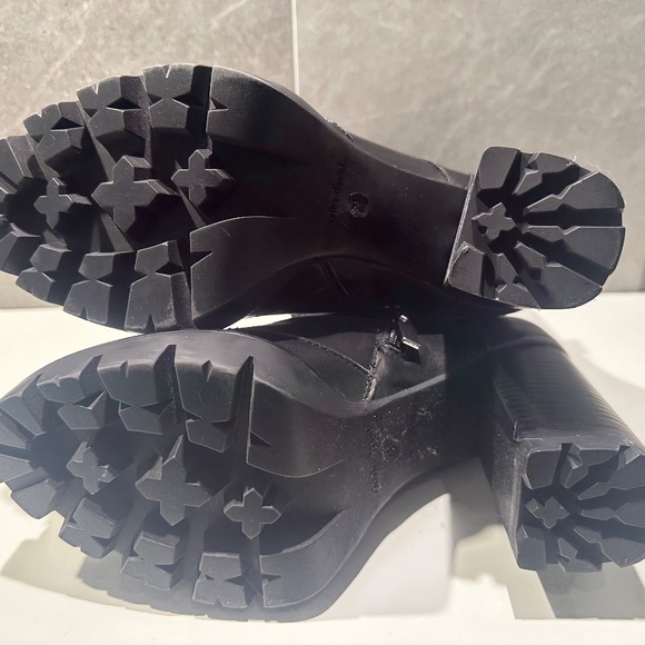 Charles David Gimmick Combat Boot Sz 7.5 - Picture 6 of 6